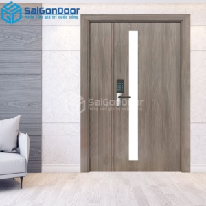 Cửa Gỗ HDF Melammine 2P1G11-MDFM-SGD
