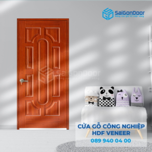 Cửa Gỗ HDF Veneer 18-Sapele-SGD
