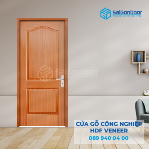 Cửa Gỗ HDF Veneer 2A-Xoan Đào 3-SGD
