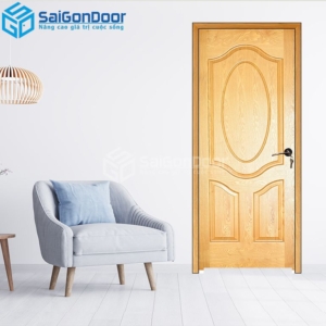 Cửa Gỗ HDF Veneer 3A-Sồi-HDFV-SGD
