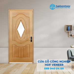 Cửa Gỗ HDF Veneer 3AG1-oak-SGD