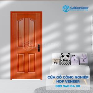 Cửa Gỗ HDF Veneer 4A-Căm Xe 3-SGD