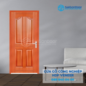 Cửa Gỗ HDF Veneer 4A-Căm Xe 5-SGD