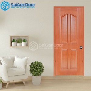 Cửa Gỗ HDF Veneer 4A-Căm Xe 6-HDFV-SGD