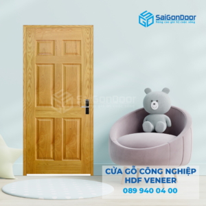 Cửa Gỗ HDF Veneer 6A-ASH 2-SGD