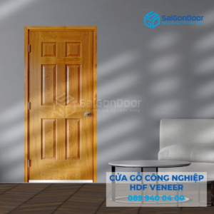 Cửa Gỗ HDF Veneer 6A-Sồi 2-SGD