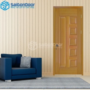 Cửa Gỗ HDF Veneer 6B-sapele 3-HDFV-SGD