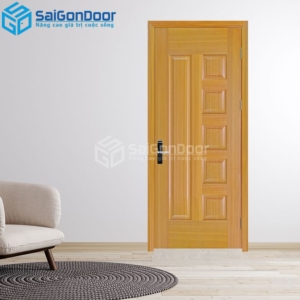 Cửa Gỗ HDF Veneer 6B-sapele 6-HDFV-SGD
