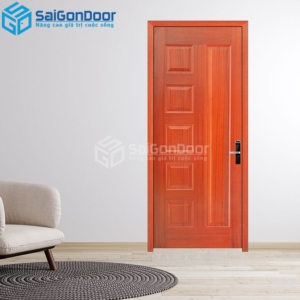 Cửa Gỗ HDF Veneer 6B-sapely-HDFV-SGD