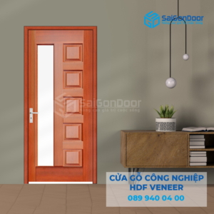 Cửa Gỗ HDF Veneer 6GL-Căm Xe 3-SGD