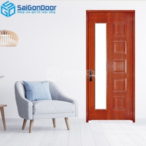 Cửa Gỗ HDF Veneer 6GL-Căm Xe 7-HDFV-SGD
