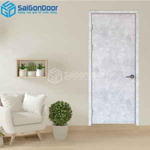 Cửa Gỗ MDF Laminate P1 van kem-MDFL-SGD
