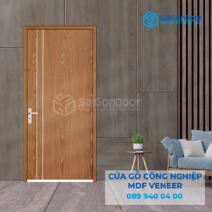 Cửa Gỗ MDF Veneer P1R2 Sồi-SGD