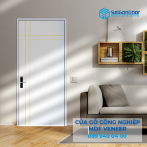 Cửa Gỗ MDF Veneer P1R4a 1-SGD