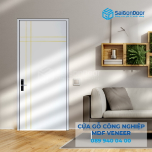Cửa Gỗ MDF Veneer P1R4a 2-SGD
