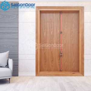 Cửa Gỗ MDF Veneer Cửa so 2 canh-MDFV-SGD