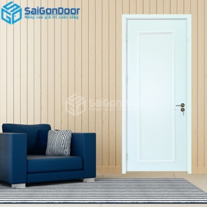 Cửa Gỗ MDF veneer 1PN-MDFV-SGD