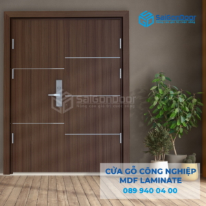 Cửa Gỗ Công Nghiệp MDF Laminate 2P1R51-SGD