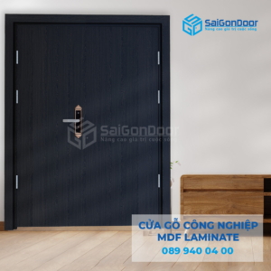 Cửa Gỗ Công Nghiệp MDF Laminate 2P1s-SGD