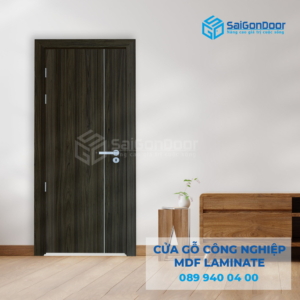 Cửa Gỗ Công Nghiệp MDF Laminate P1R11S-SGD