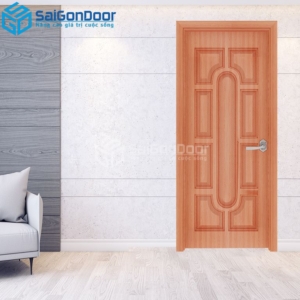 Cửa Gỗ Công Nghiệp SGD 019 sapele 2-HDFV-SGD