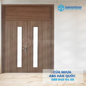 Cửa Nhựa ABS Hàn Quốc 2 canh-SGD