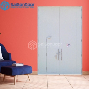 Cửa Thép Chống Cháy 3P canh nho lon cho nha xuong-a-SGD