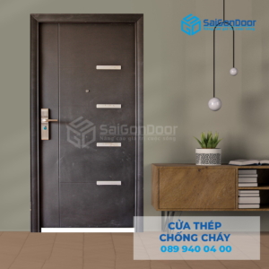 Cửa Thép Chống Cháy P1 den-SGD