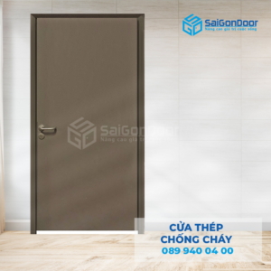 Cửa Thép Chống Cháy P1 mau den-SGD