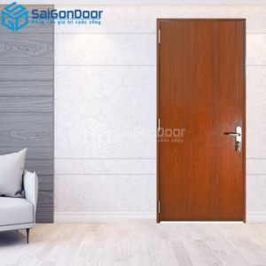 Cửa Thép Chống Cháy P1 van Gỗ 3-a-SGD