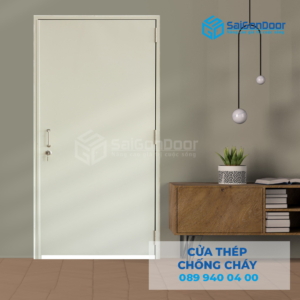 Cửa Thép Chống Cháy P1 xam 2-SGD