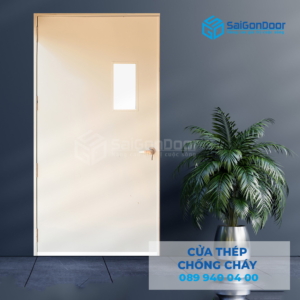 Cửa Thép Chống Cháy P1G1 kinh Chống Cháy-SGD