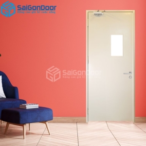 Cửa Thép Chống Cháy P1G1 kinh cuong luc-a-SGD