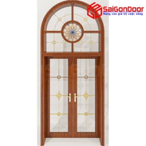 Cửa Nhôm Vân Gỗ SGD-CNVG-52