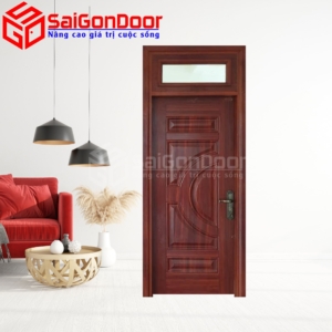 Cửa Thép Vân Gỗ SGD-KM.TVG-1C-24
